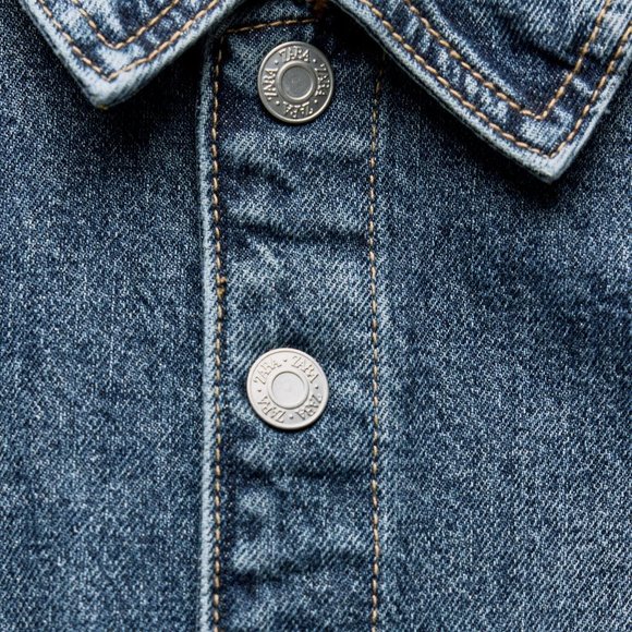 NWT ZARA Denim Mini Romper/Jumpsuit - Picture 4 of 8